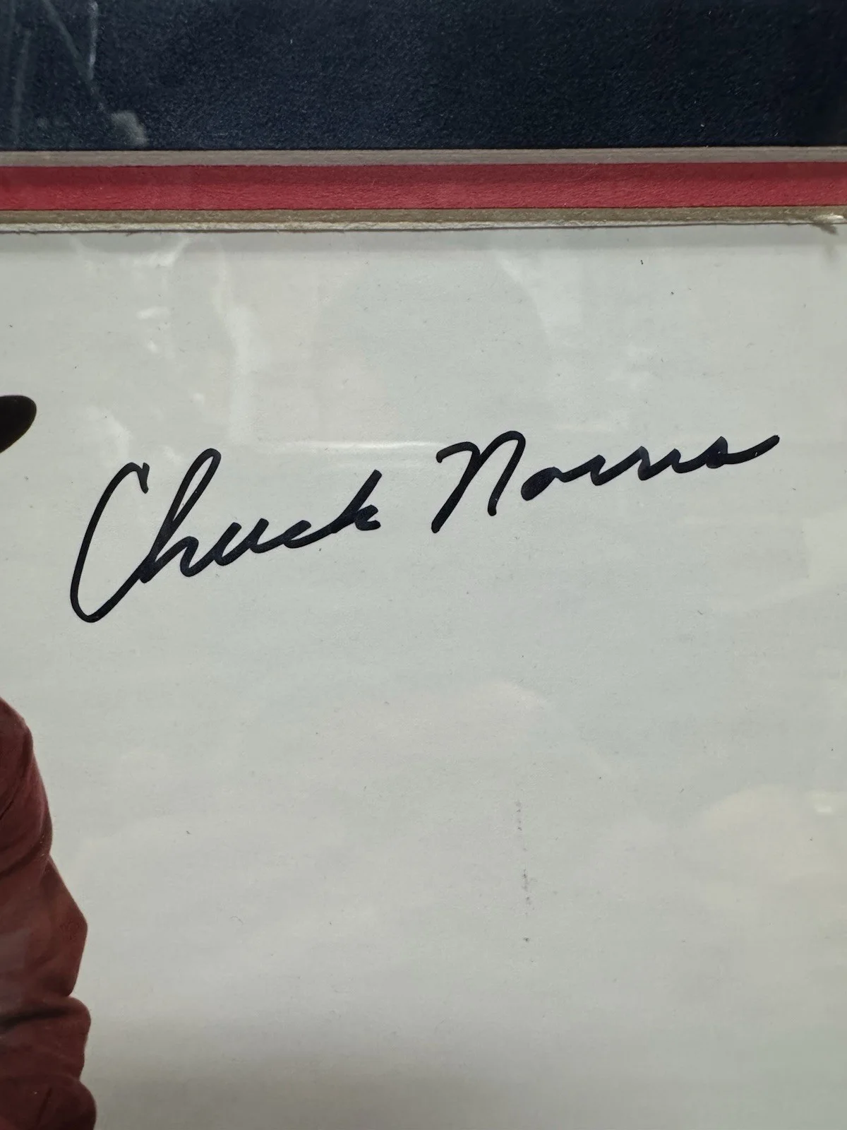 Chuck Norris Photo Collage Framed With Signature, image 3