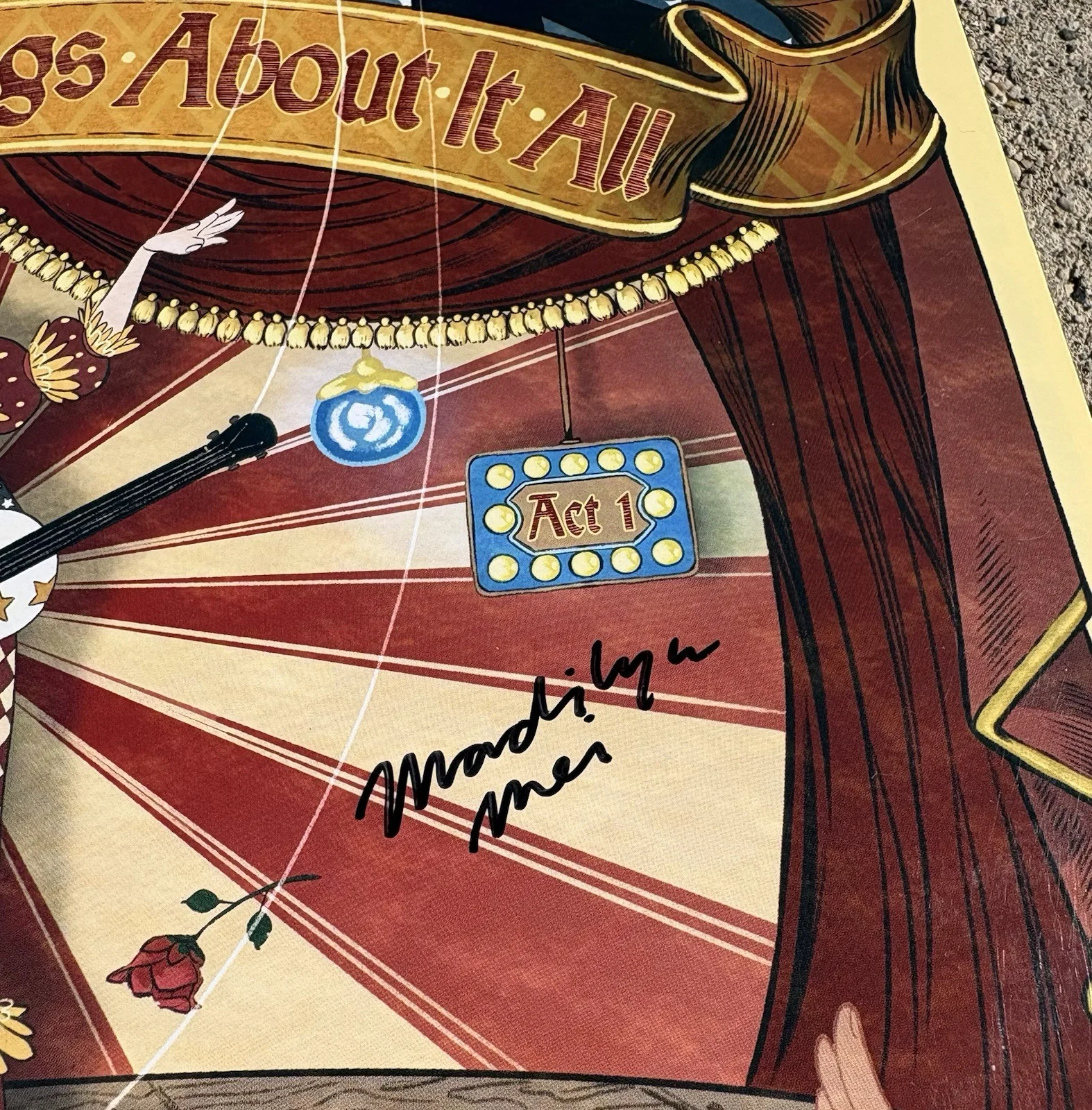 MADILYN MEI SIGNED White Vinyl JSA COA A Thousand Songs About It All, изображение 2