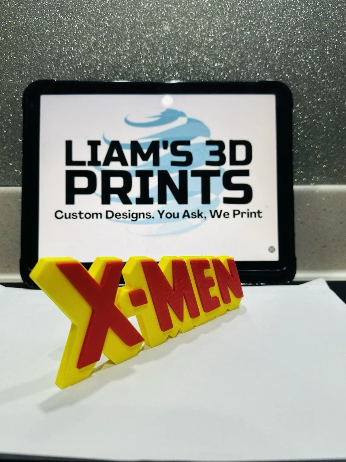 Decorative X-Men Self Standing Logo Marvel 3D Print, image 3
