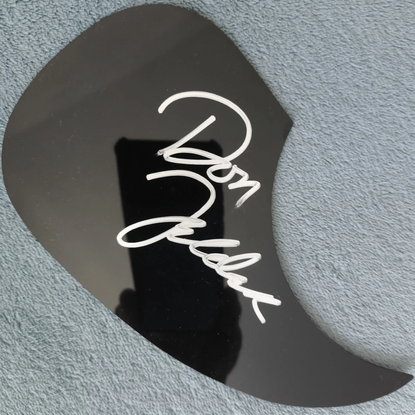 DON FELDER Signed Autographed Guitar PickGuard, image 2