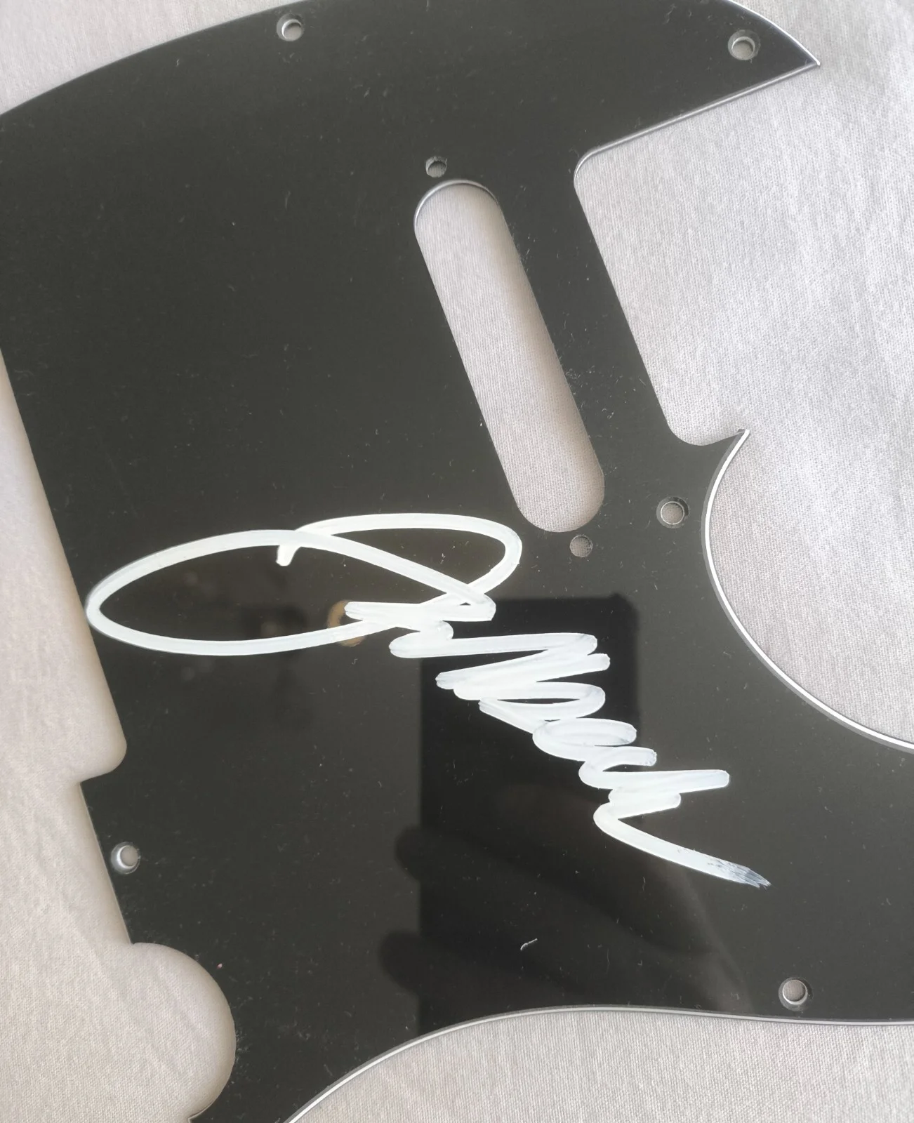 JEFF BECK Signed Autographed Guitar PickGuard, image 2
