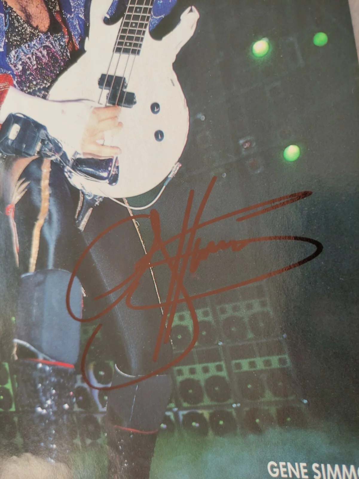 GENE SIMMONS Signed Autographed Photo 8x10, image 3