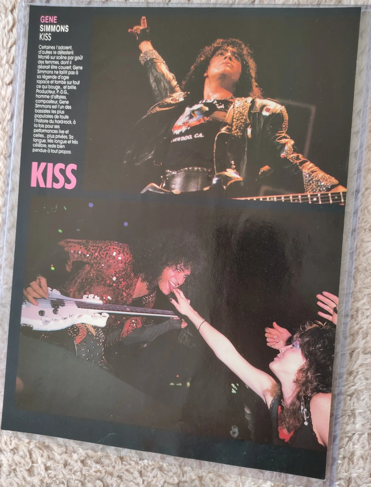 GENE SIMMONS Signed Autographed Photo 8x10, image 4