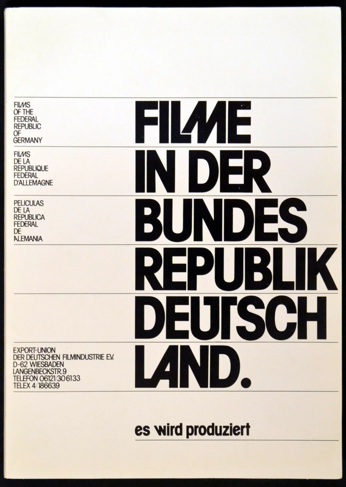 FILMS OF THE FEDERAL REPUBLIC OF GERMANY 1975 Werner Herzog * Fassbinder FOLDER, изображение 2