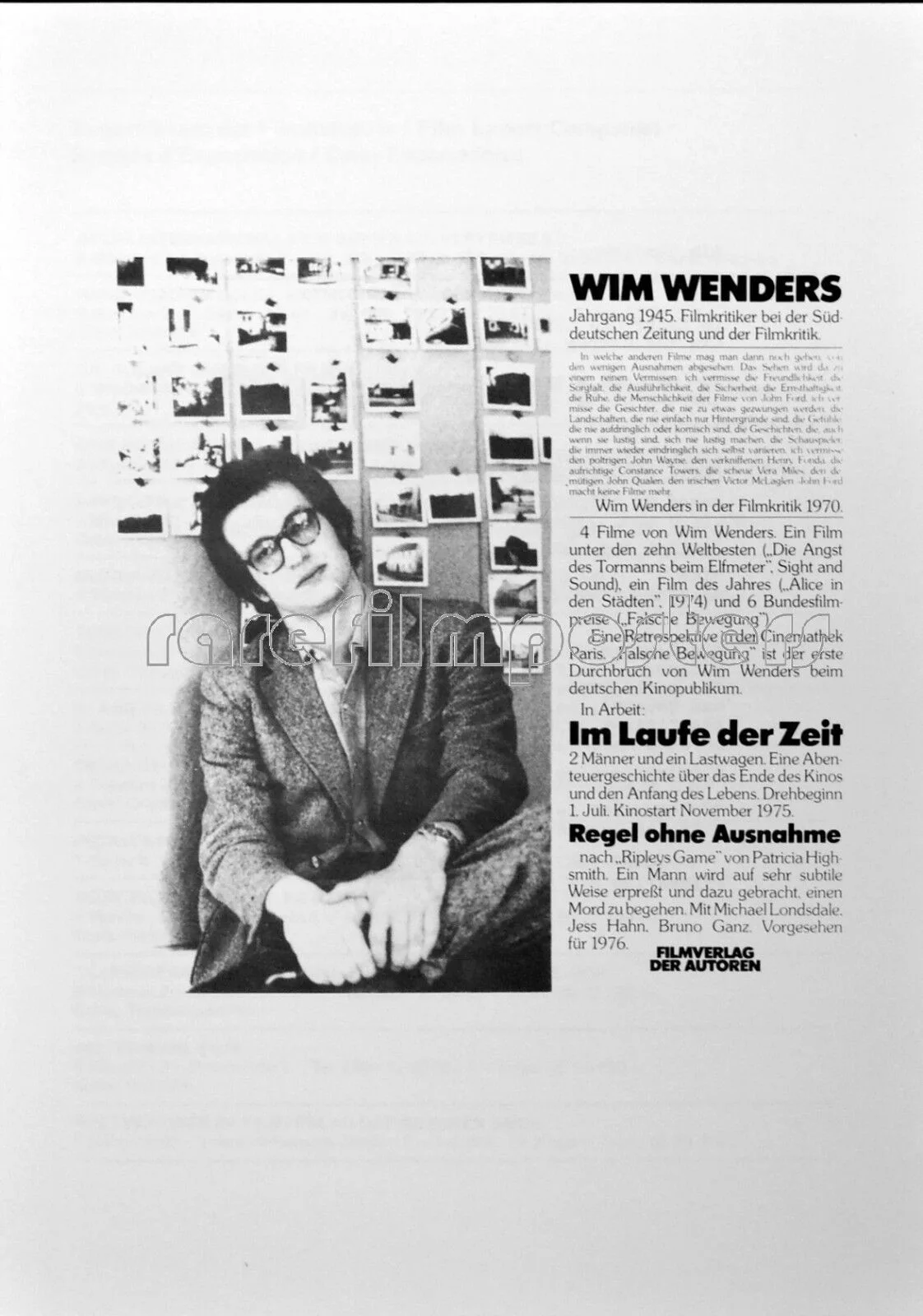 FILMS OF THE FEDERAL REPUBLIC OF GERMANY 1975 Werner Herzog * Fassbinder FOLDER, изображение 3
