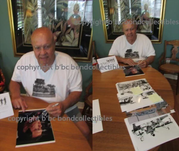JOIE CHITWOOD JR 007 JAMES BOND OFFICIAL b'bc SIGNING AUTOGRAPH LIVE AND LET DIE, изображение 3