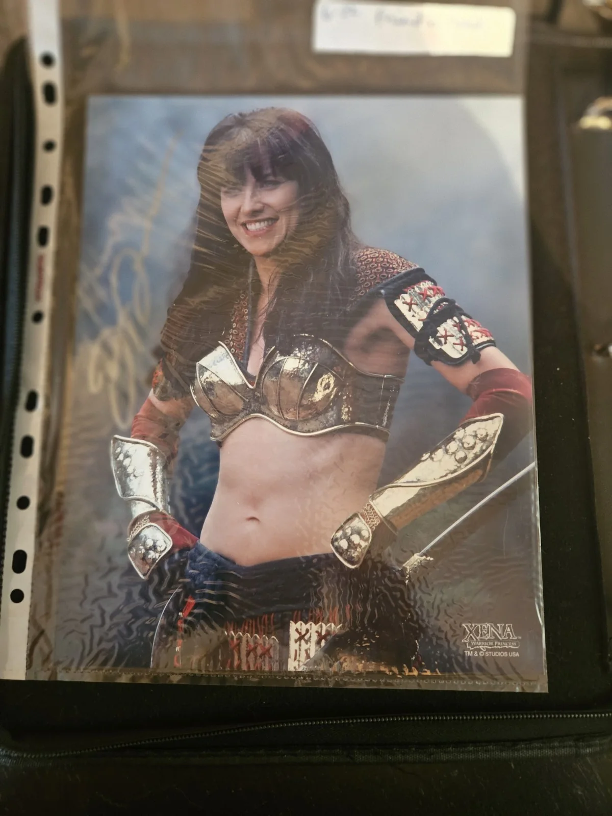 Xena Warrior Princess Signed 10x8 Photo Lucy Lawless Autograph Creation Ent COA, изображение 3