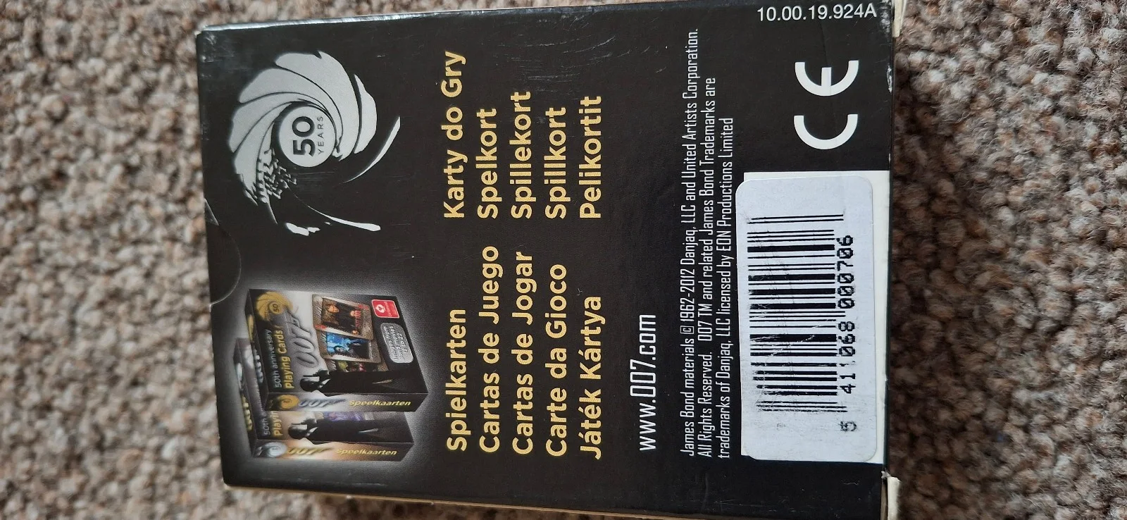 James Bond 007 Playing Cards 50th Anniversary Images from the Movies, изображение 2