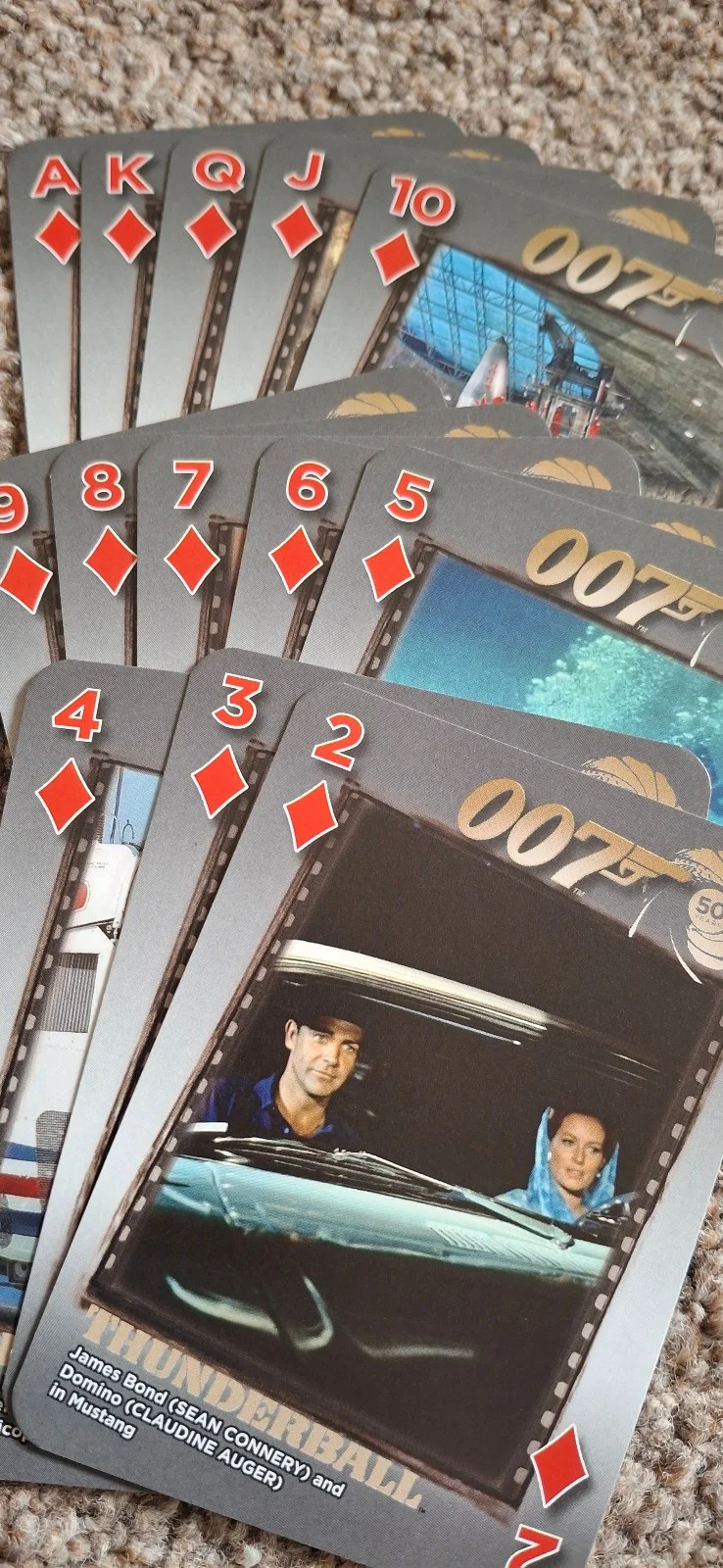 James Bond 007 Playing Cards 50th Anniversary Images from the Movies, изображение 4