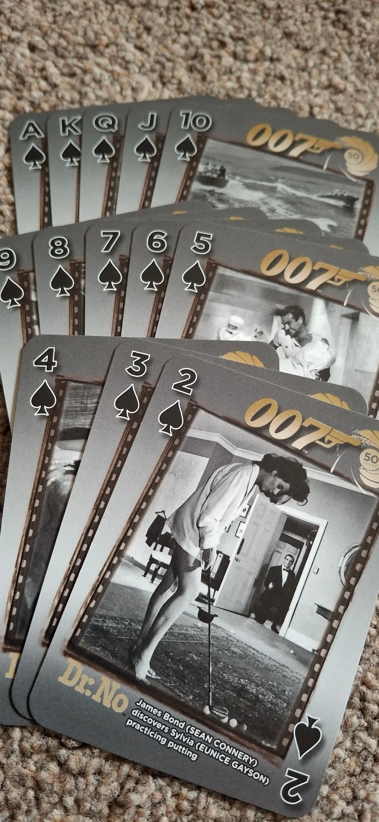James Bond 007 Playing Cards 50th Anniversary Images from the Movies, изображение 5