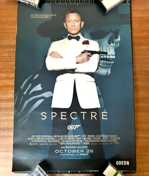 James Bond Spectre UK Odeon Film Promotional Posters 2 x A3 size, изображение 2