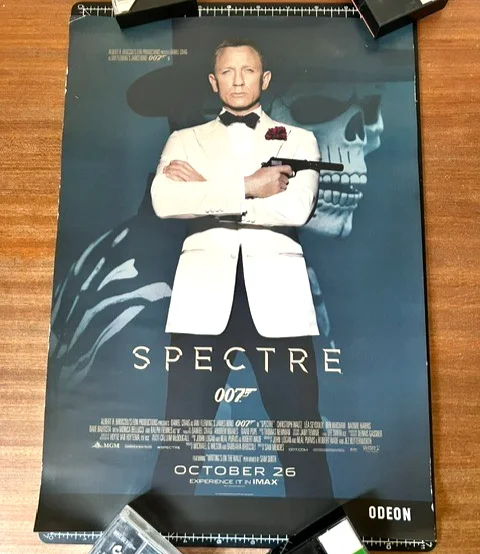 James Bond Spectre UK Odeon Film Promotional Posters 2 x A3 size, изображение 3