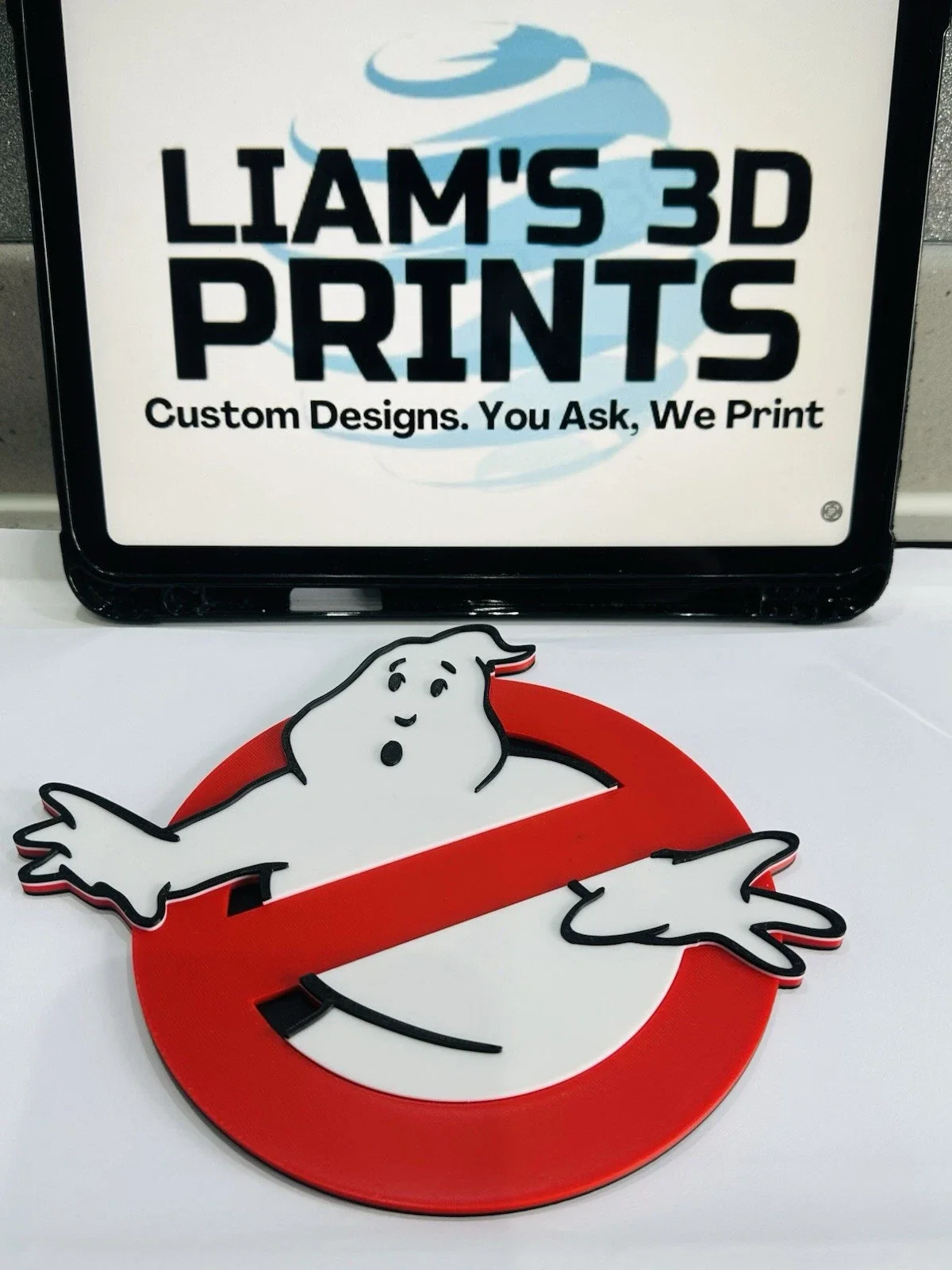 Decorative Ghostbusters Film Logo Wall Plaque 3D Print, image 2