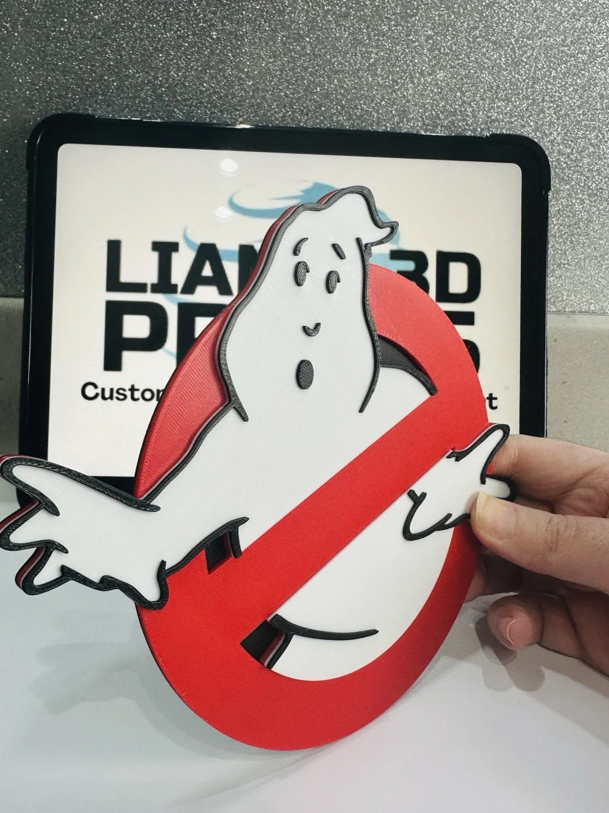 Decorative Ghostbusters Film Logo Wall Plaque 3D Print, image 3