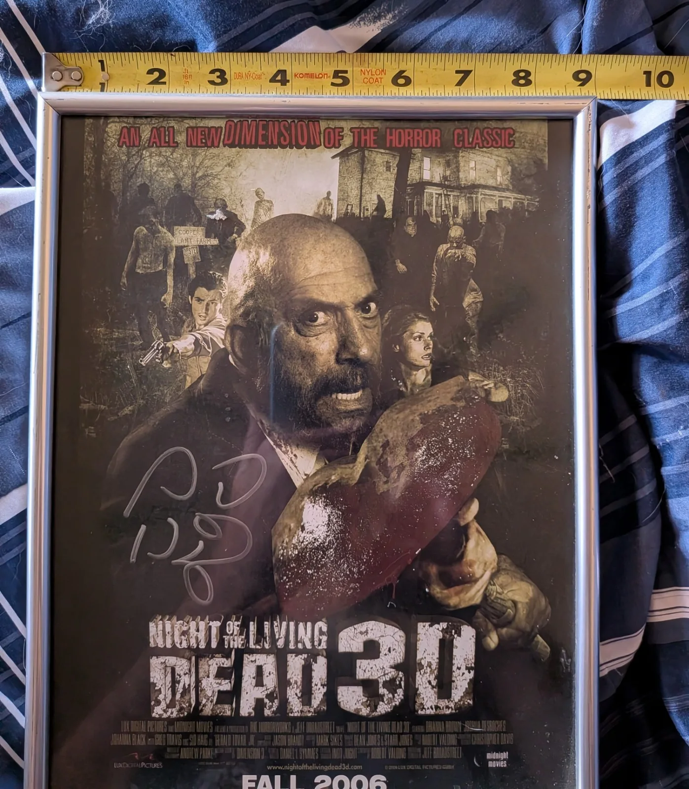 Night of The Living Dead 3D Sid Haig Autograph Signed, image 3