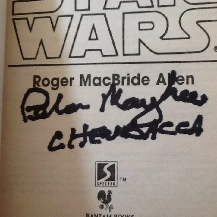 Peter Mayhew SIGNED 1995 Star Wars Book Chewbacca Movie Actor Author SC Book 2, изображение 3