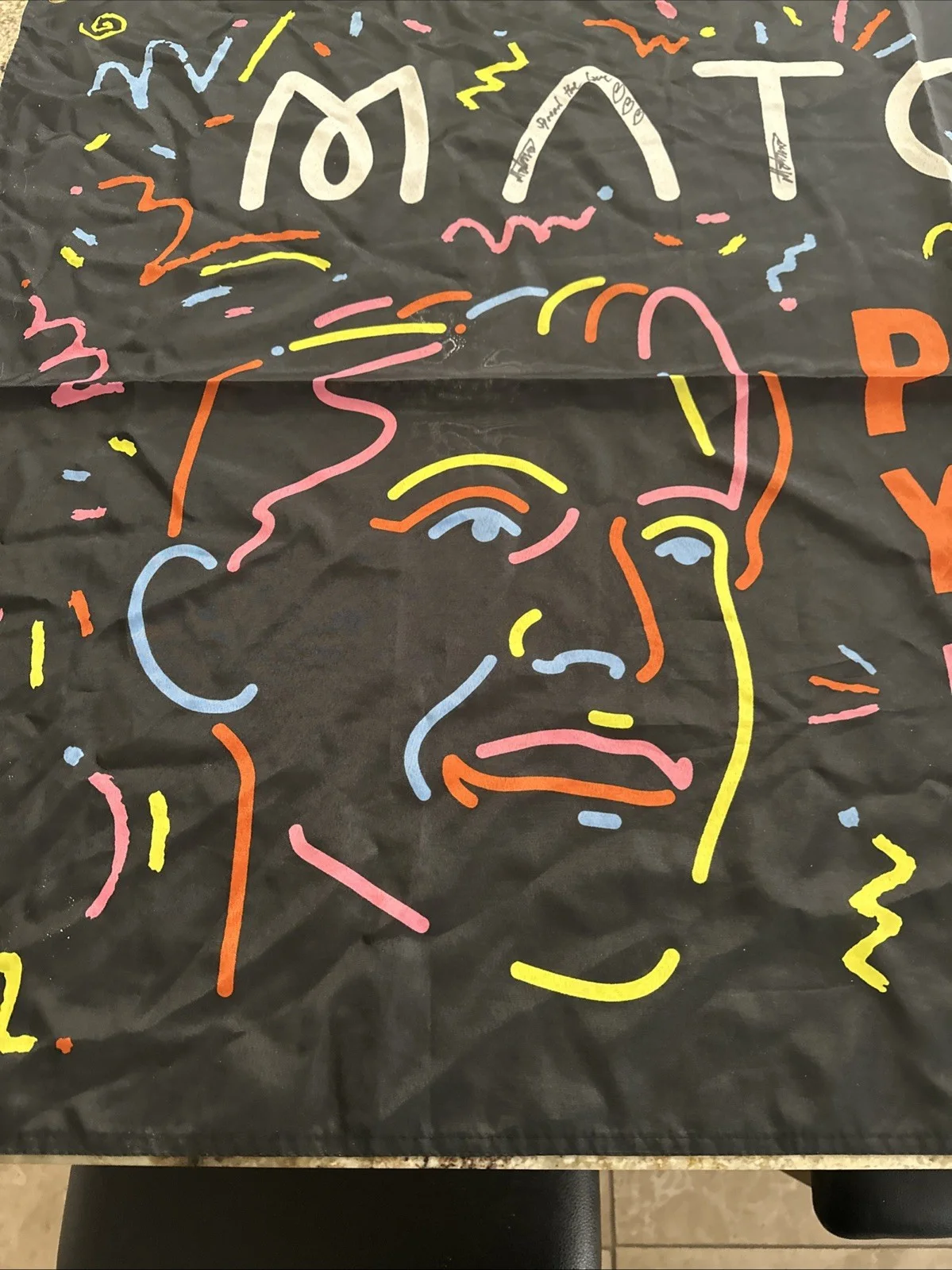 Matoma Dj Signed Tour Banner "Party at Your Place 2016" 59 X 36, image 4