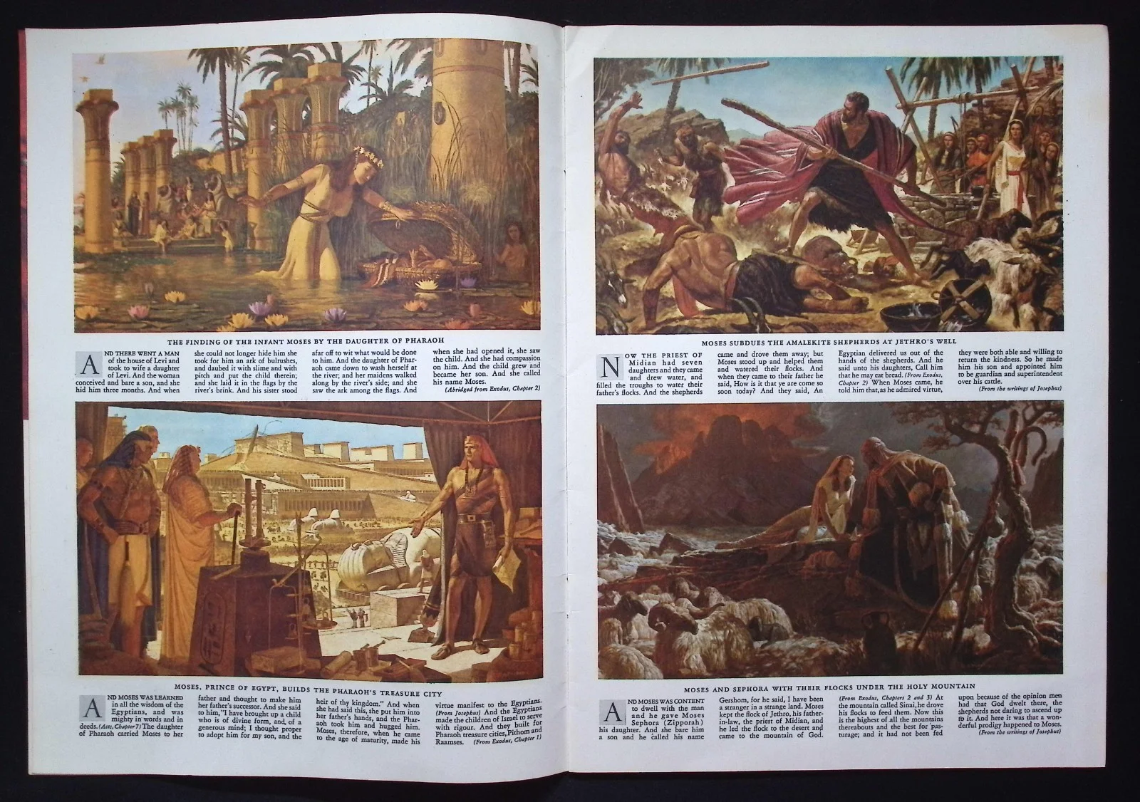 The Ten Commandments by Cecil B. DeMille, 1957 Souvenir Book, Charlton Heston, изображение 4