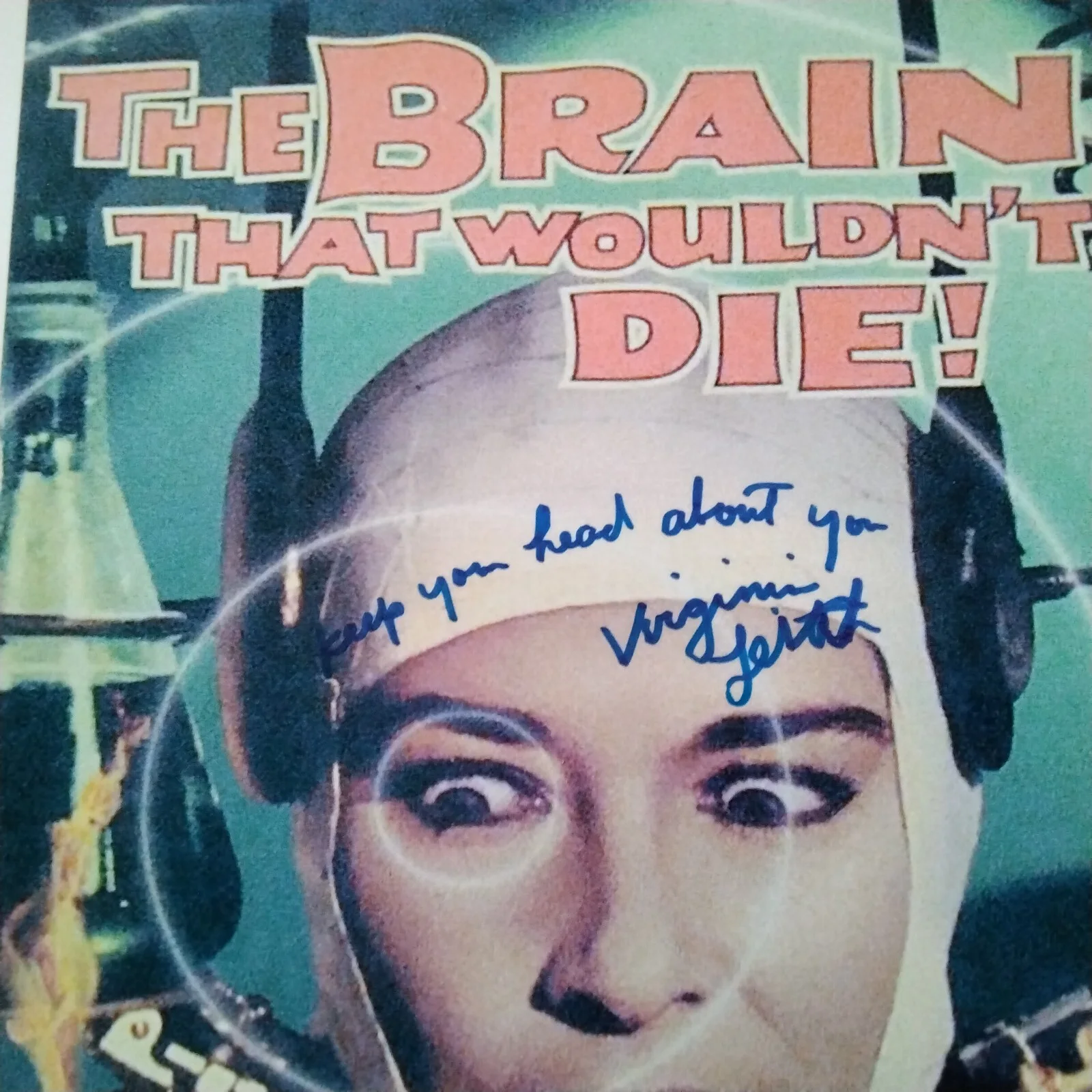 Virginia Leith Signed Photo Movie Actress Brain That Wouldn't Die! 1962 Horror !, изображение 2