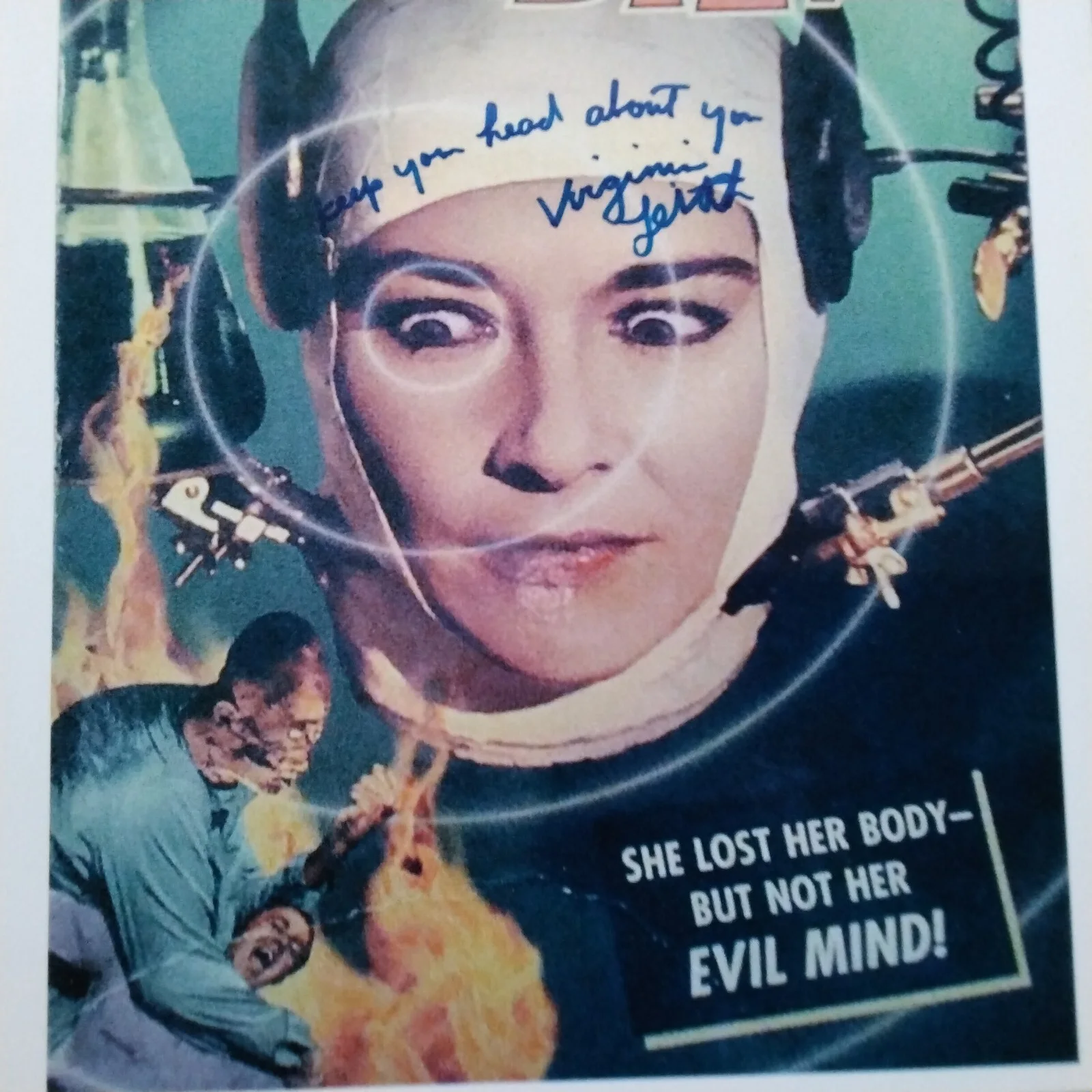 Virginia Leith Signed Photo Movie Actress Brain That Wouldn't Die! 1962 Horror !, изображение 5