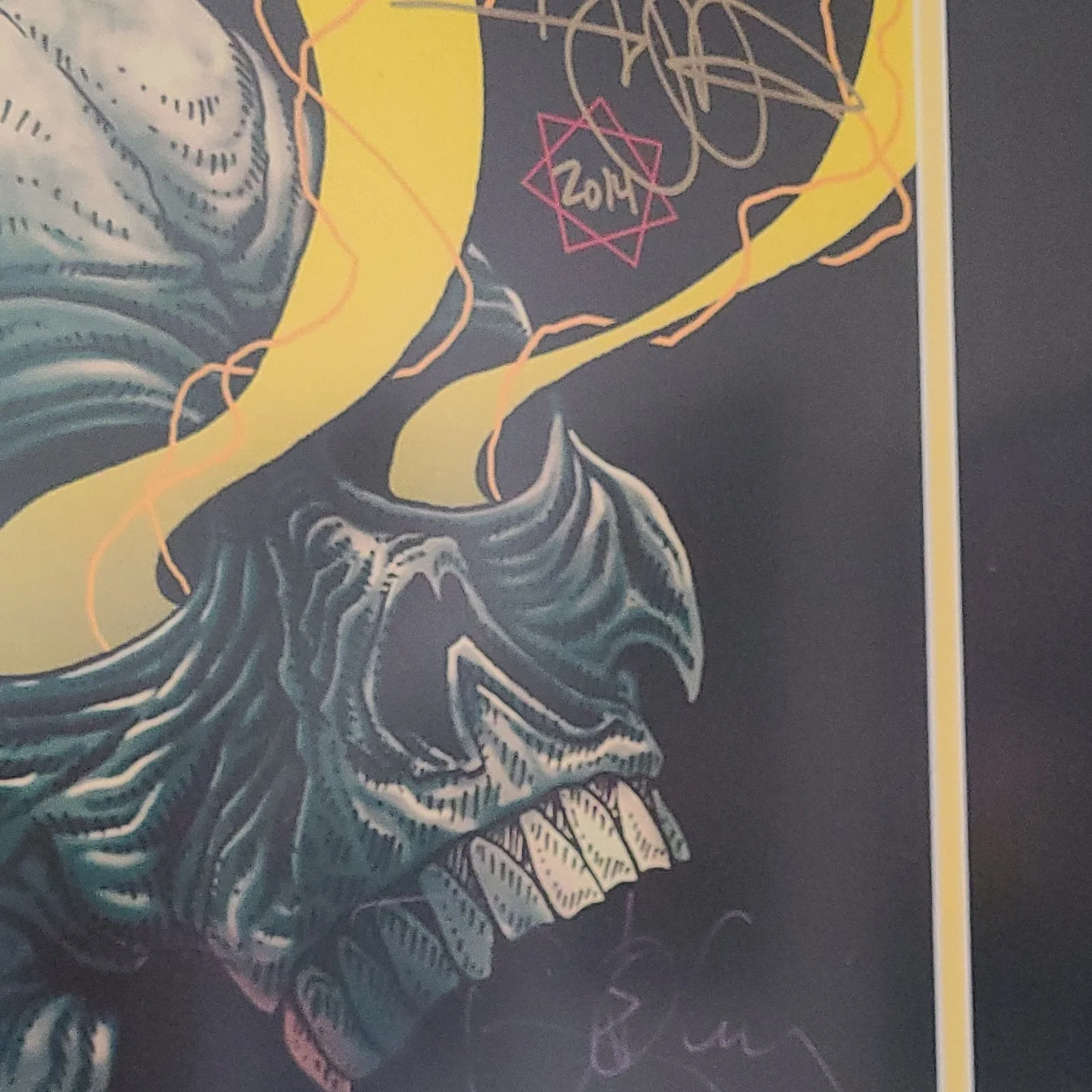 Tool Signed Original Concert Poster 18" x 25" JSA Authenticated, image 3