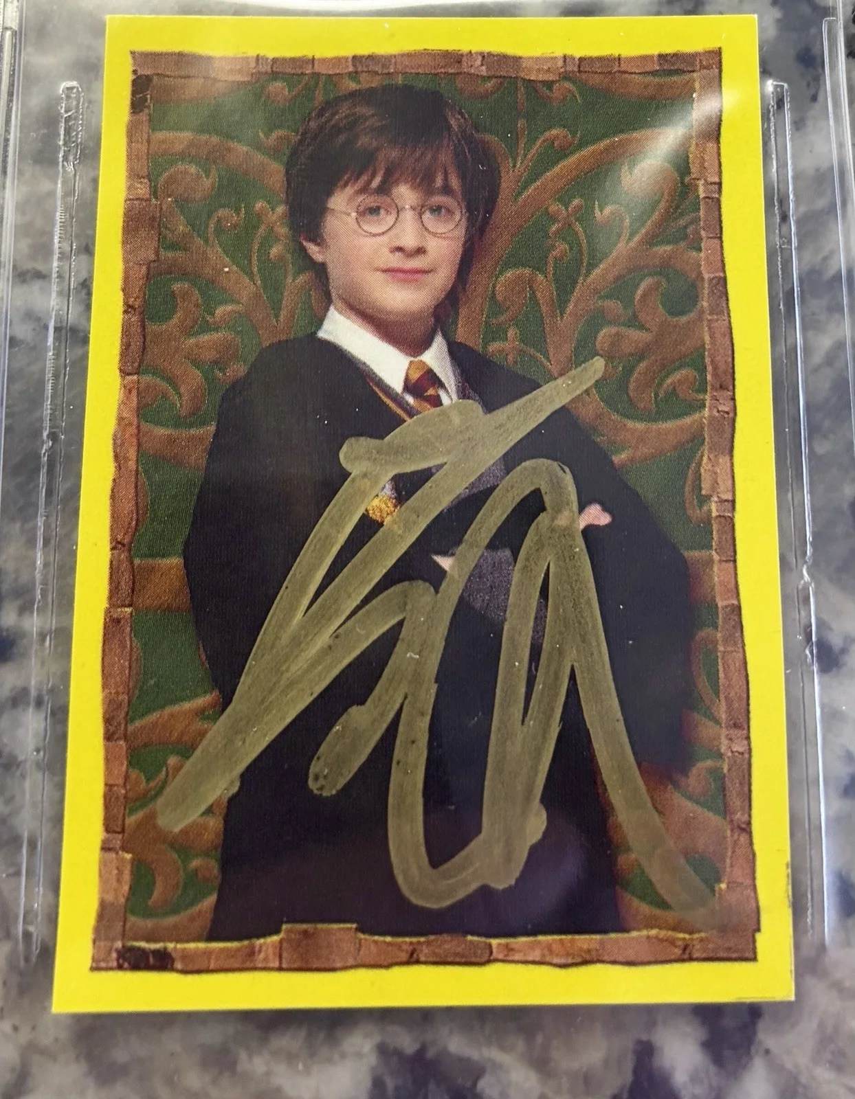 Daniel Radcliffe — GEM! Daniel Radcliffe SIGNED Harry Potter 2001 Panini Rookie Card #194- BGS COA, изображение 2