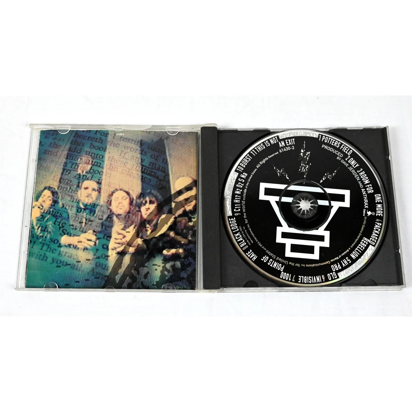 Anthrax Sound of White Noise CD Signed Autographed Scott Ian, image 4