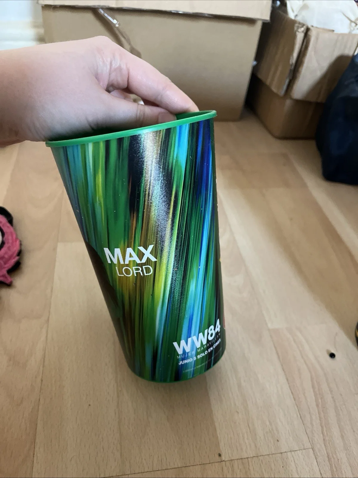 4x Wonder Woman (Mujer Maravilla) 1984 Carls Jr Cups + 1x Cup Topper, изображение 5
