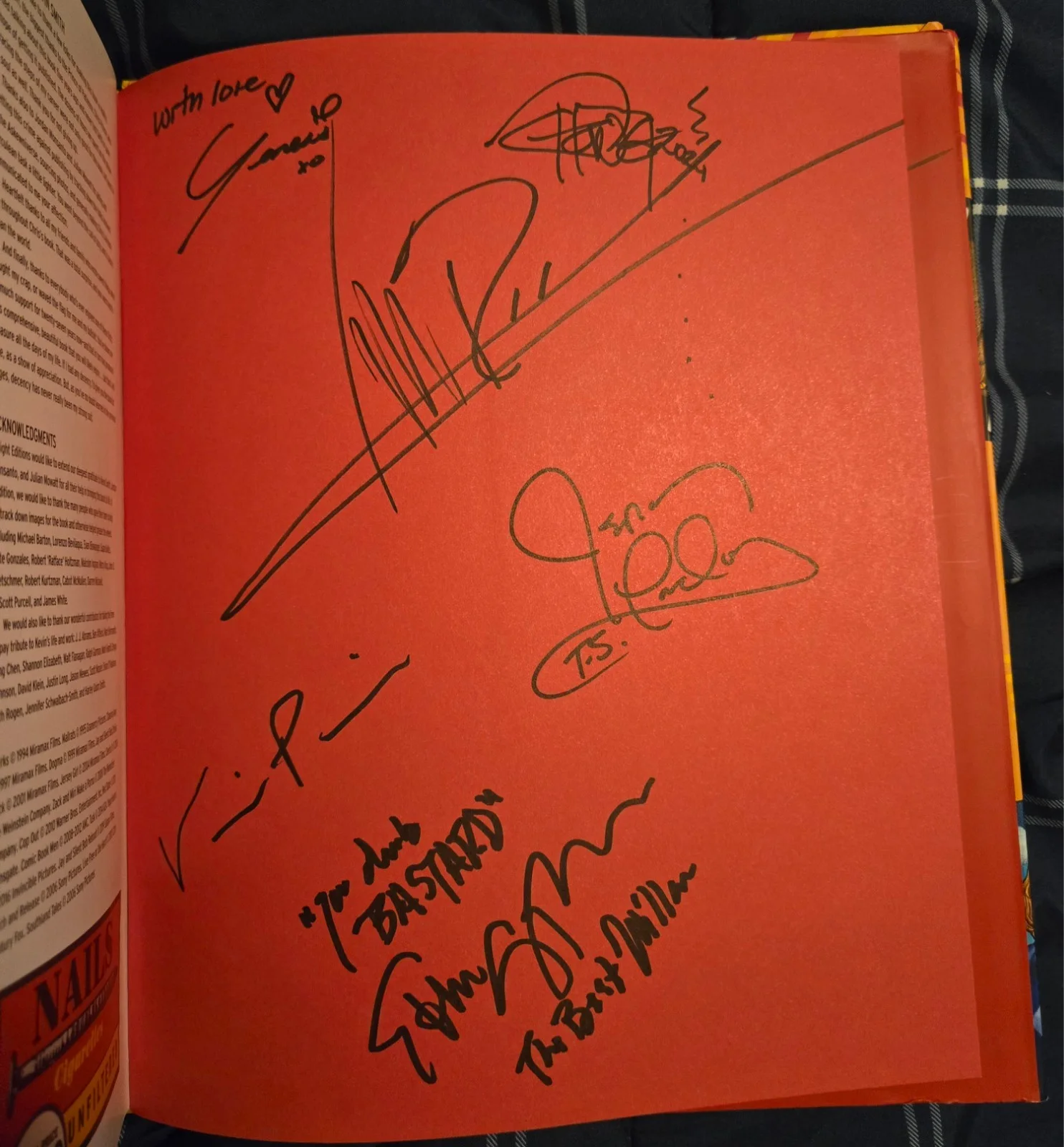 Kevin Smith — Kevin Smith's Secret Stash Book Signed 20x!! Rosario Dawson, Tommy Chong & More!, изображение 4