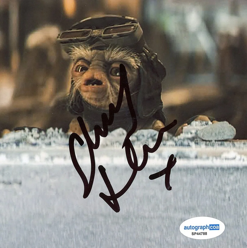 Shirley Henderson — Shirley Henderson signed THE MANDALORIAN 8x10 Photo EX PROF e Anzellan Crew ACOA, image 5