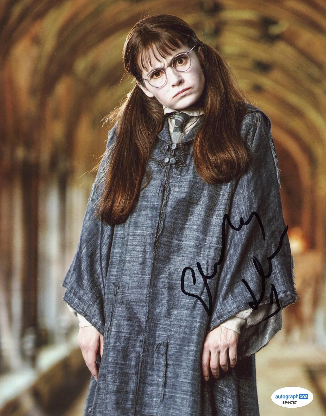 Shirley Henderson — Shirley Henderson signed HARRY POTTER 8x10 Photo EXT PROOF d Moaning Myrtle ACOA, изображение 4