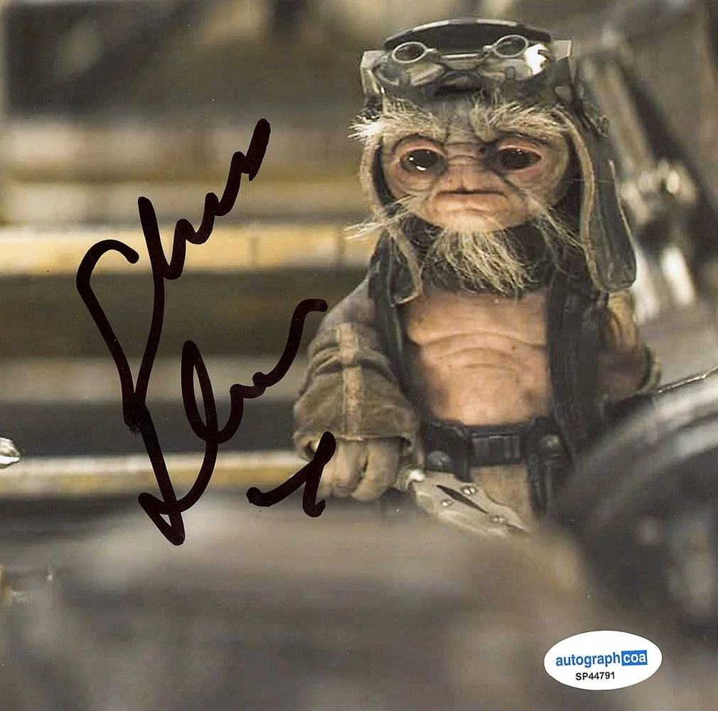Shirley Henderson — Shirley Henderson signed THE MANDALORIAN 8x10 Photo EX PROF h Anzellan Crew ACOA, изображение 5