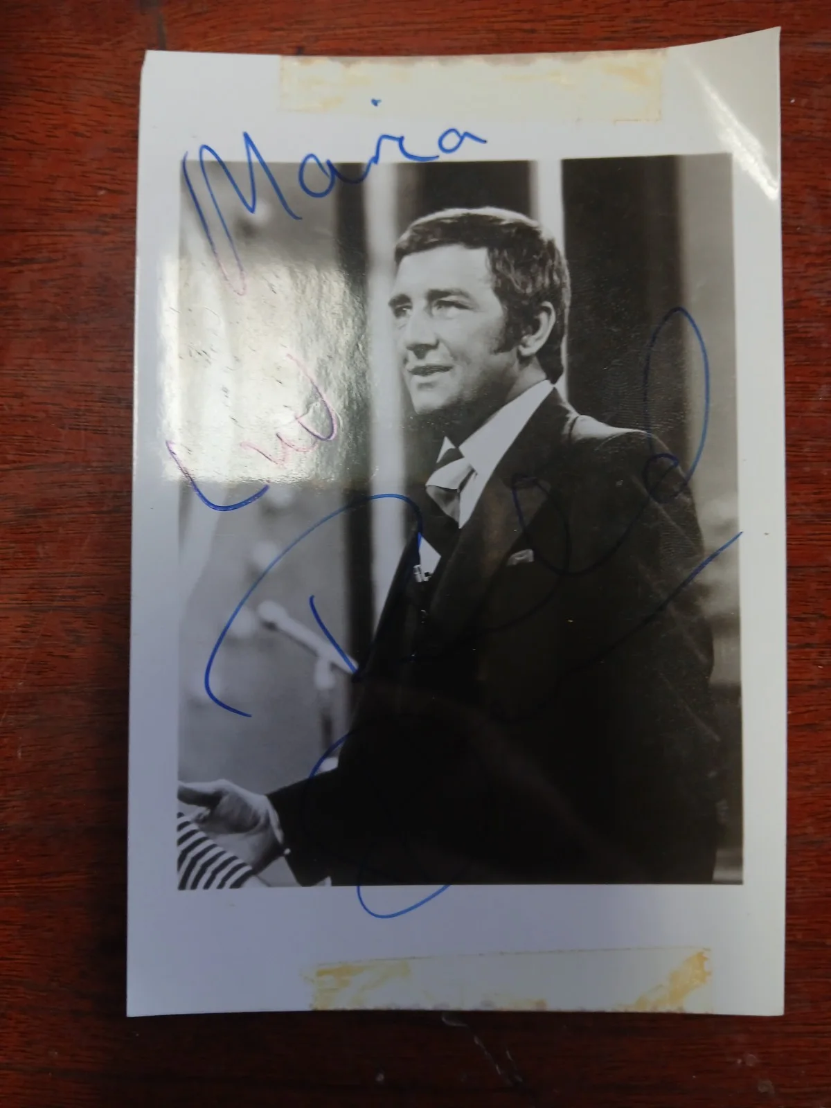 Vintage richard dawson autograph photo, image 2