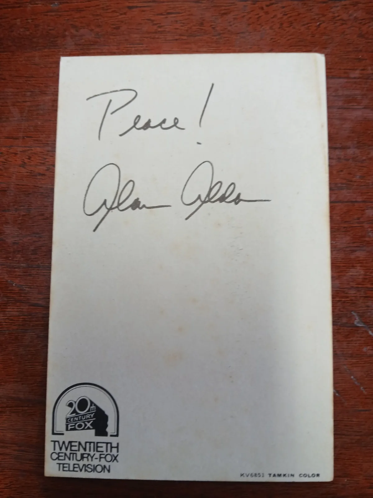 Vintage richard dawson autograph photo, image 4