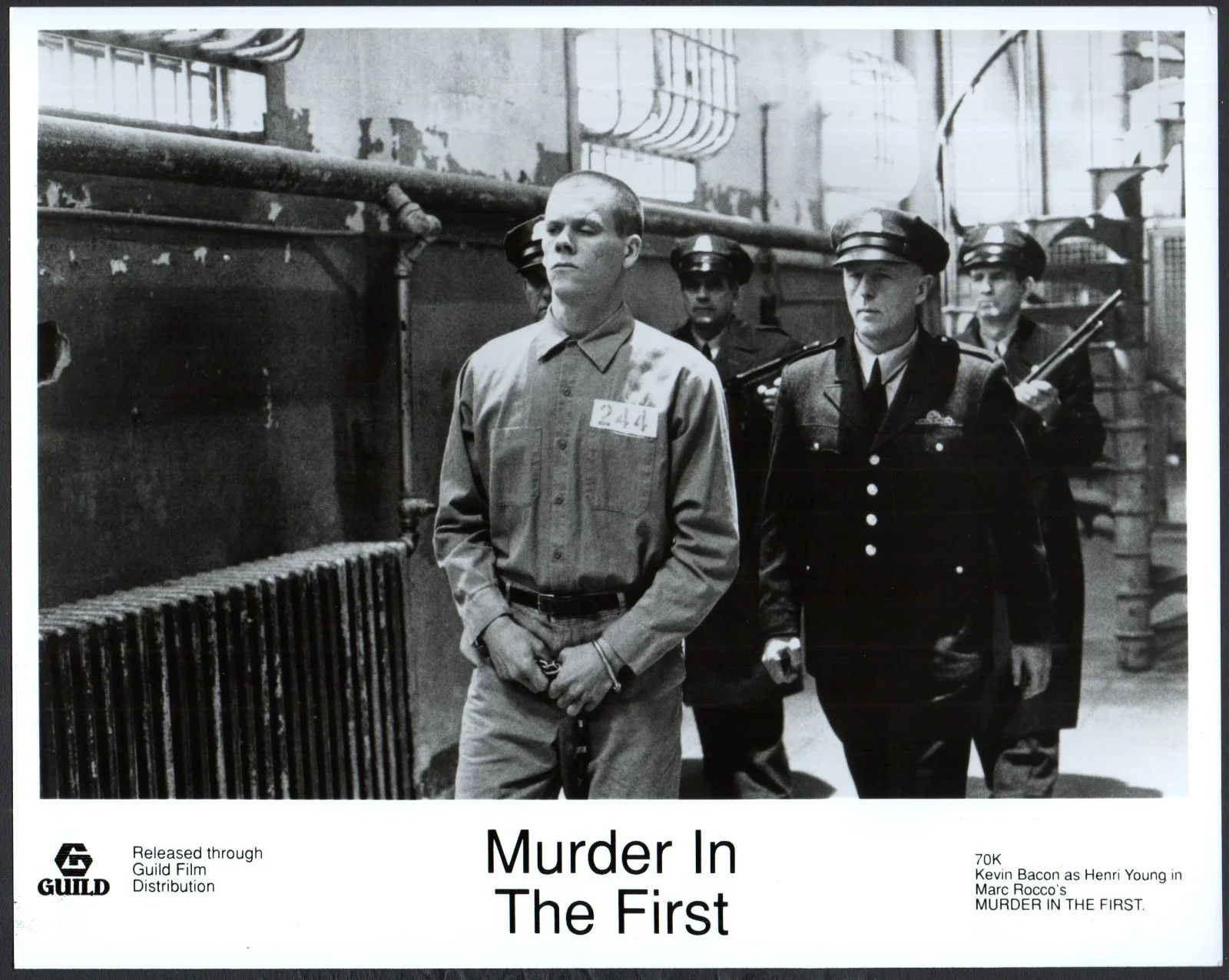 MURDER IN THE FIRST 1995 Kevin Bacon, Christian Slater 5 10x8 STILLS, image 2