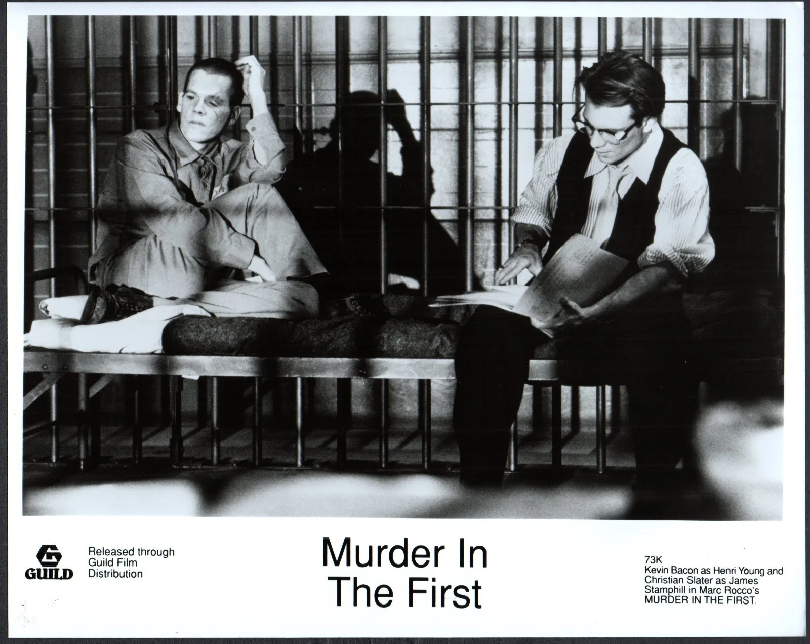 MURDER IN THE FIRST 1995 Kevin Bacon, Christian Slater 5 10x8 STILLS, image 4