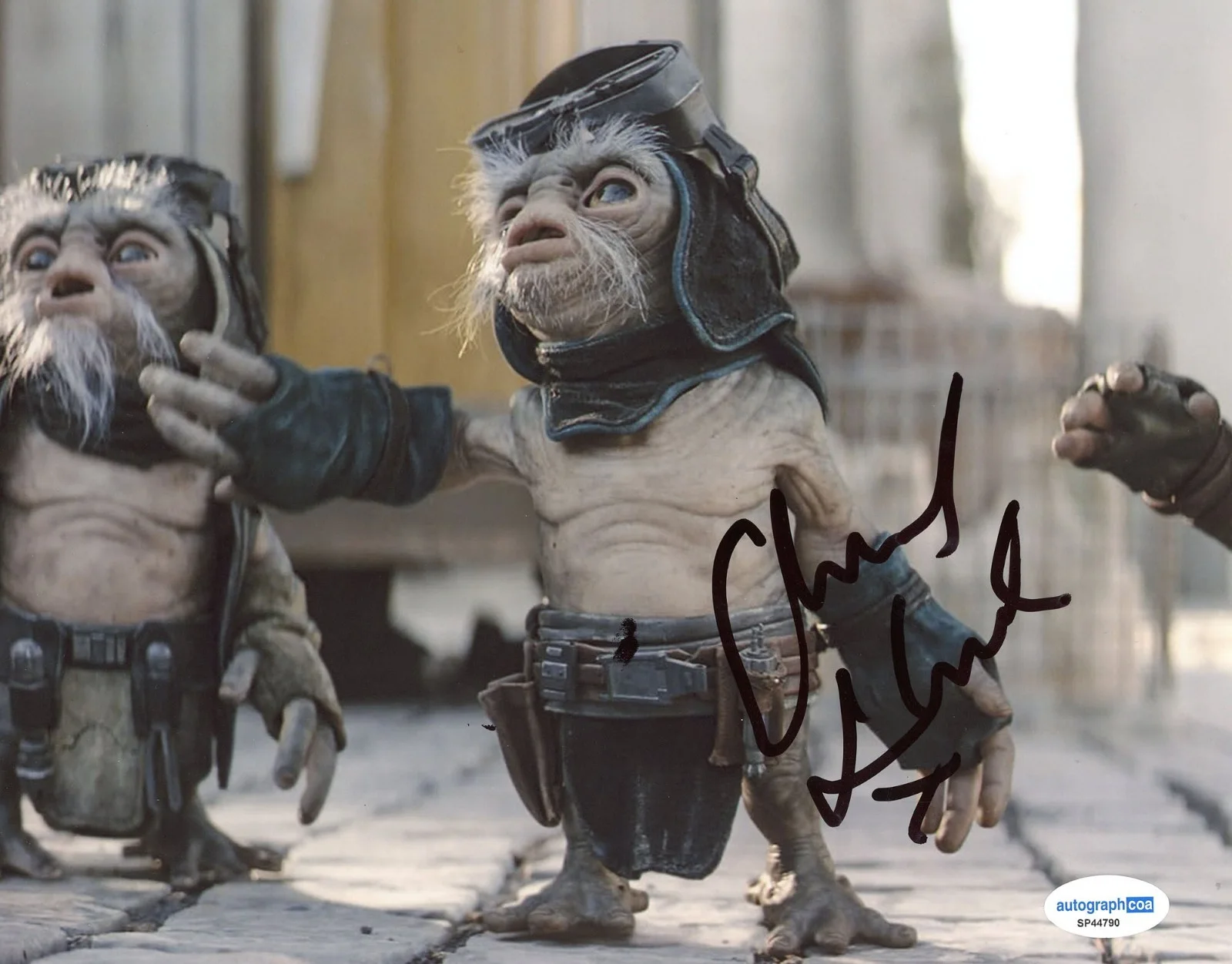 Shirley Henderson — Shirley Henderson signed THE MANDALORIAN 8x10 Photo EX PROF g Anzellan Crew ACOA, изображение 4