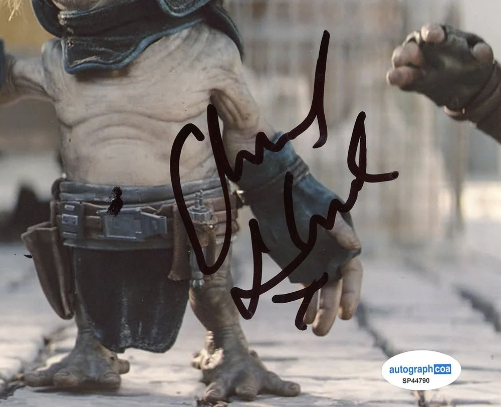 Shirley Henderson — Shirley Henderson signed THE MANDALORIAN 8x10 Photo EX PROF g Anzellan Crew ACOA, изображение 5