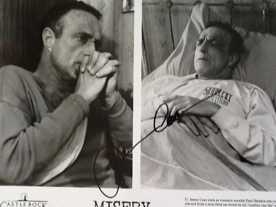 James Caan SIGNED 1990 Photo Movie Actor Misery Stephen King The Godfather, изображение 2