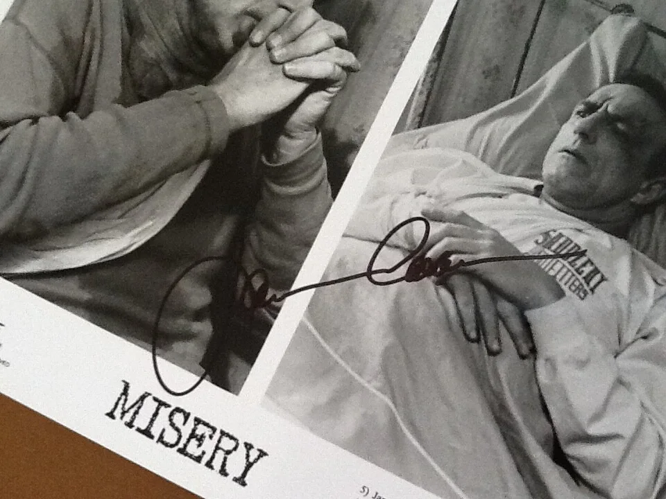 James Caan SIGNED 1990 Photo Movie Actor Misery Stephen King The Godfather, изображение 3