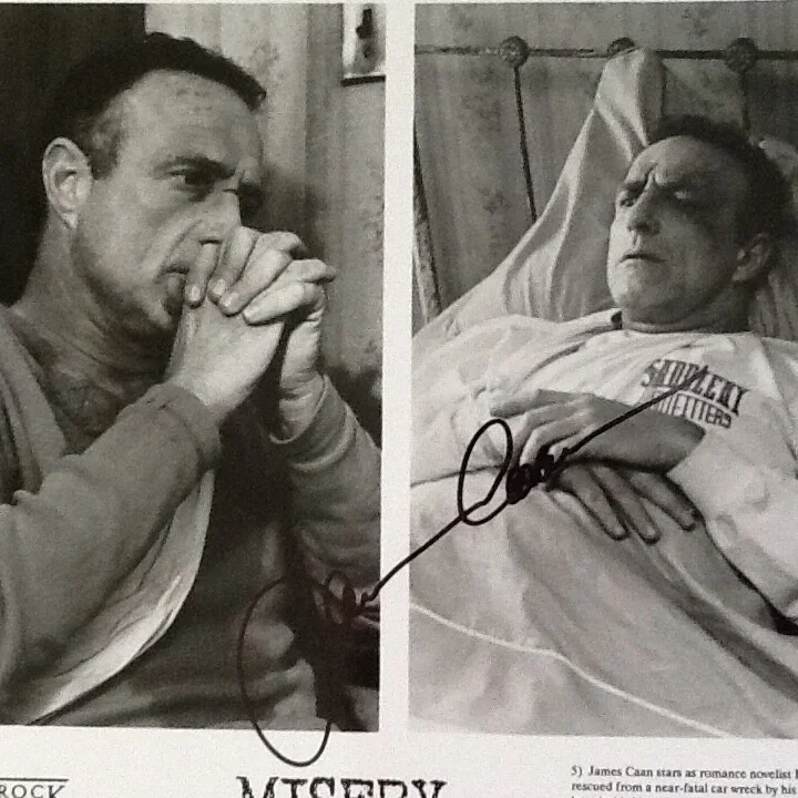 James Caan SIGNED 1990 Photo Movie Actor Misery Stephen King The Godfather, изображение 4