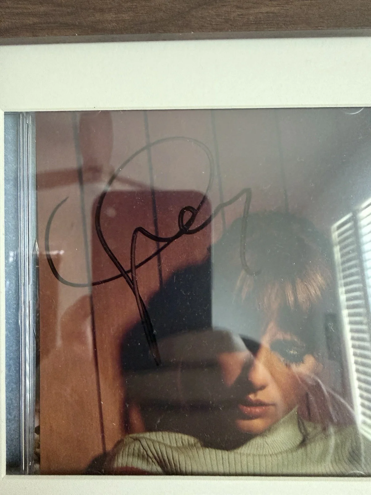 Taylor Swift Midnights Moonstone HAND SIGNED CD- Frame NOT included, image 2