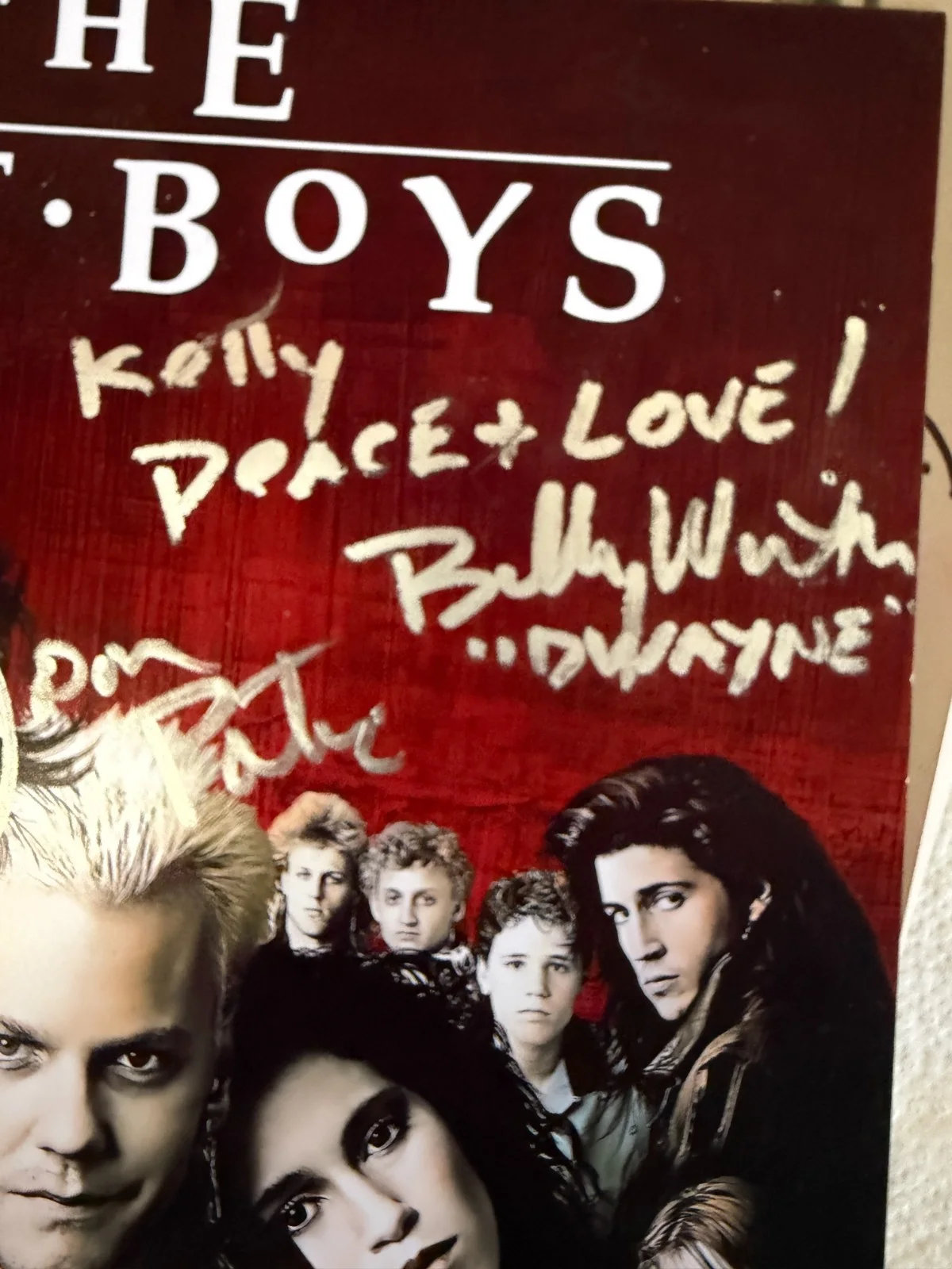 Jason Patric, Chance Michael Corbitt, Billy Wirth — The Lost Boys Signed Autographed 8x10 Photo Jason Patric Billy Wirth, изображение 4