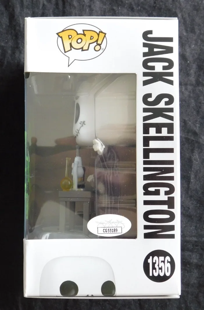 Christopher Sabat — Chris Sarandon Signed Jack Skellington Funko Pop 1356 - JSA Authentication, image 2