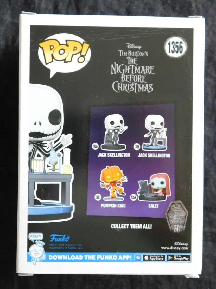 Christopher Sabat — Chris Sarandon Signed Jack Skellington Funko Pop 1356 - JSA Authentication, image 3
