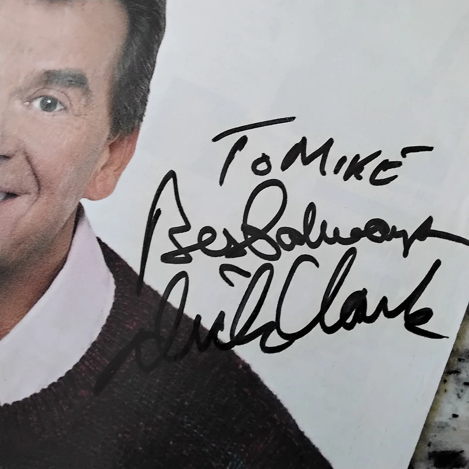 Dick Clark SIGNED Photo TV Host Producer American Bandstand Music Pop Teenagers, изображение 5
