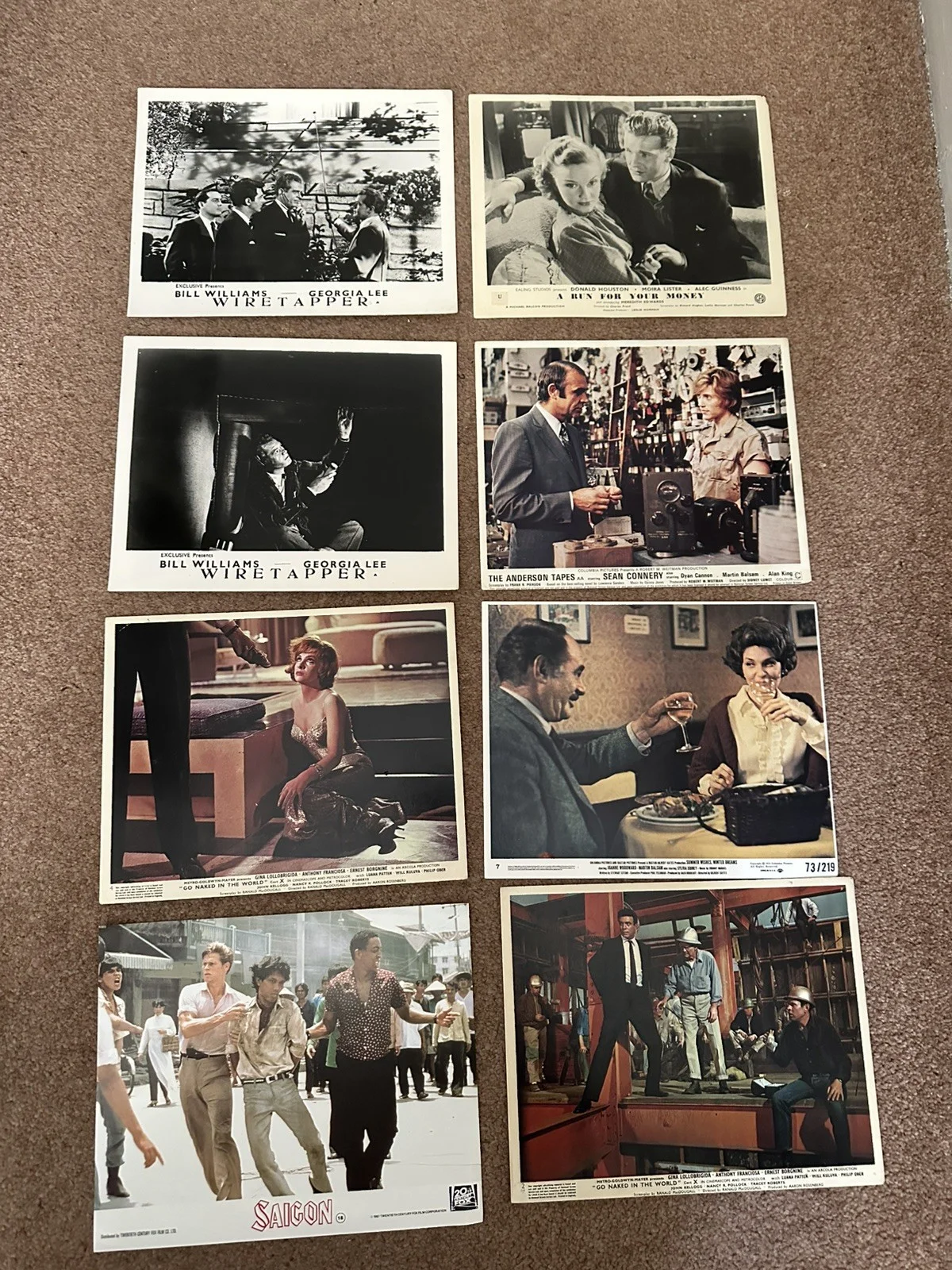 Bundle Of 30 Rare Original Lobby Cards - Burt Lancashire Jean Simmons, изображение 4