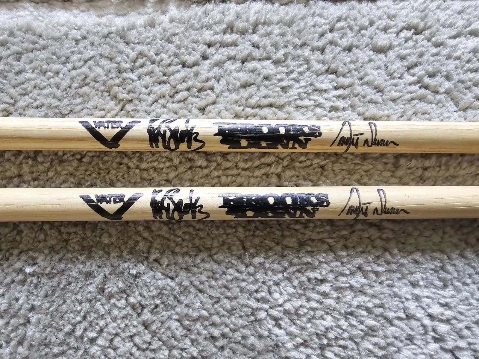 Pair of BROOKS & DUNN Signed Drumsticks - Kix Brooks & Ronnie Dunn, image 2