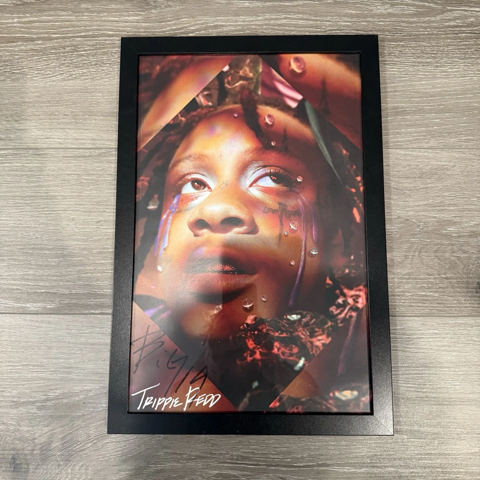 Trippie Redd A Love Letter To You 4 ALLTY4 Signed Poster Autograph With Frame, image 2