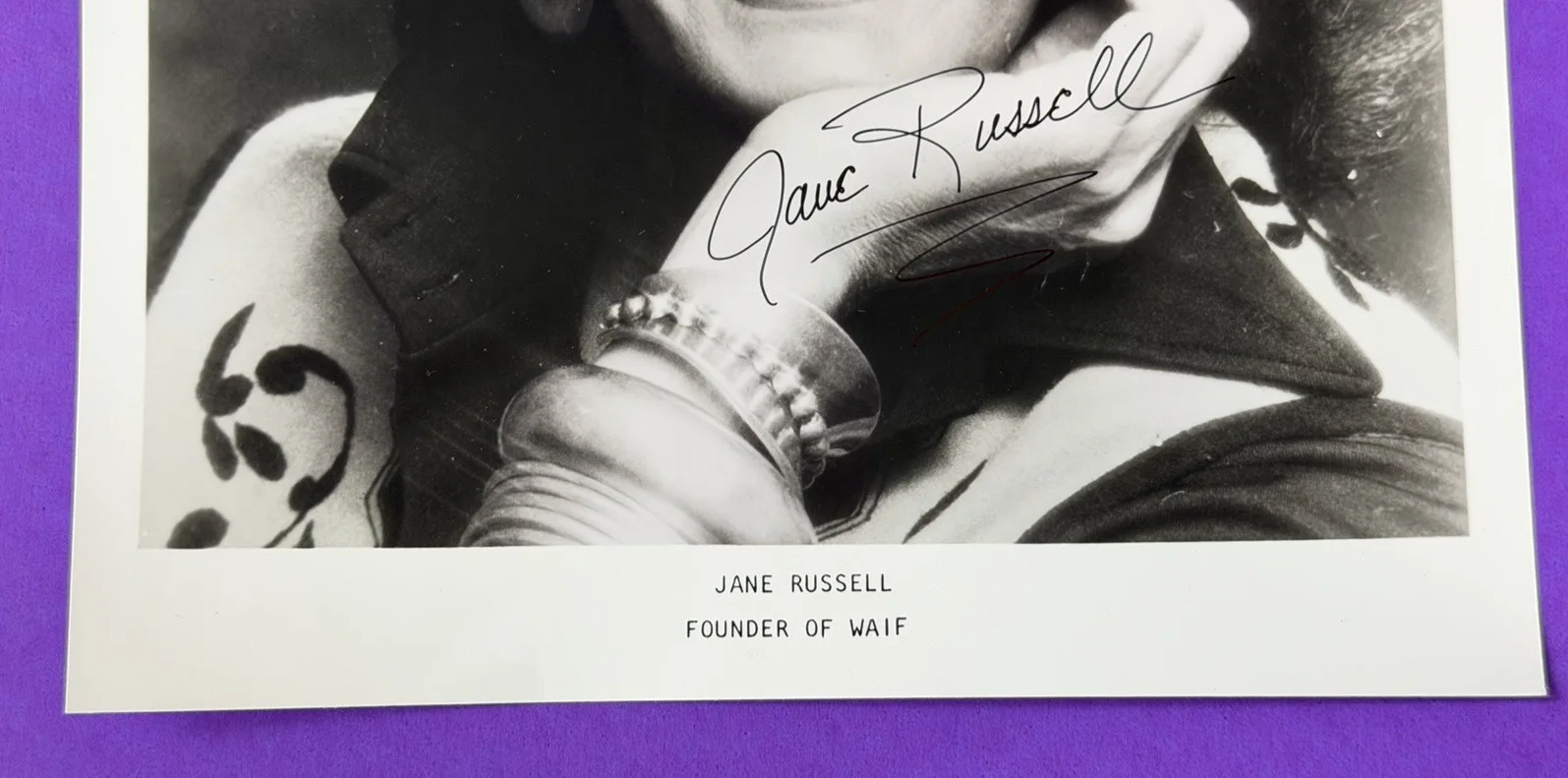 Jane Russell — JANE RUSSELL ~ Signed/Autograph 8x10 Promotional Photo ~ No COA, изображение 5